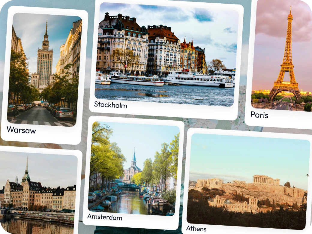 Works across all your cities